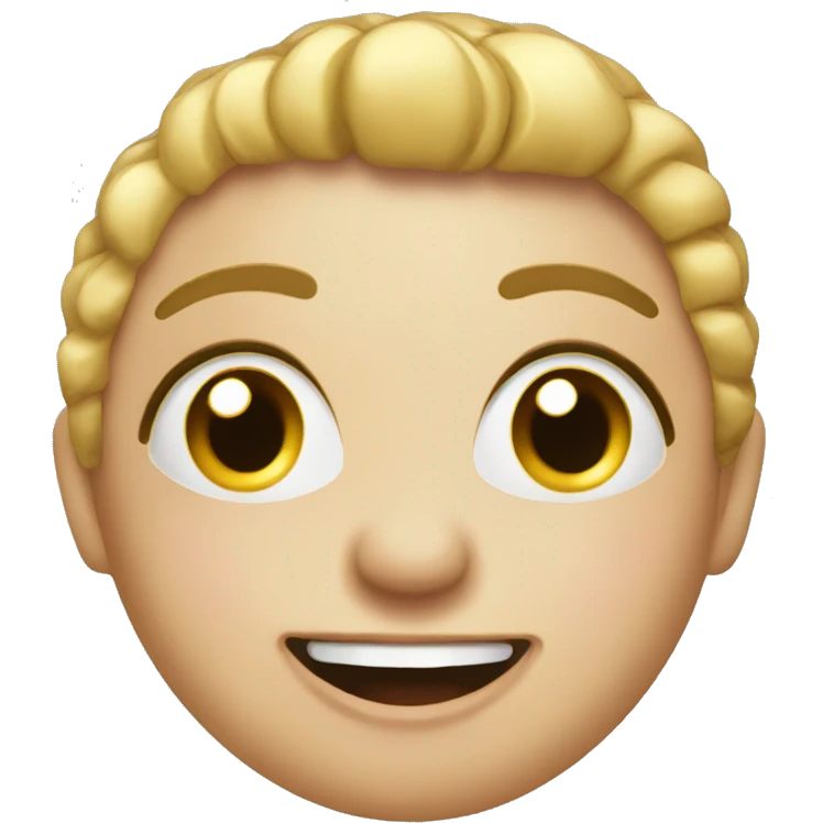 create an emoji that is happy. has money around and eyelashes and lipstick on. emoji