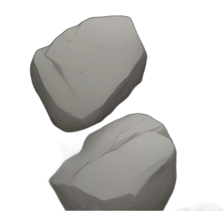 Rock emoji