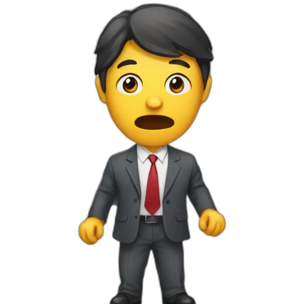 Earthquake in office emoji
