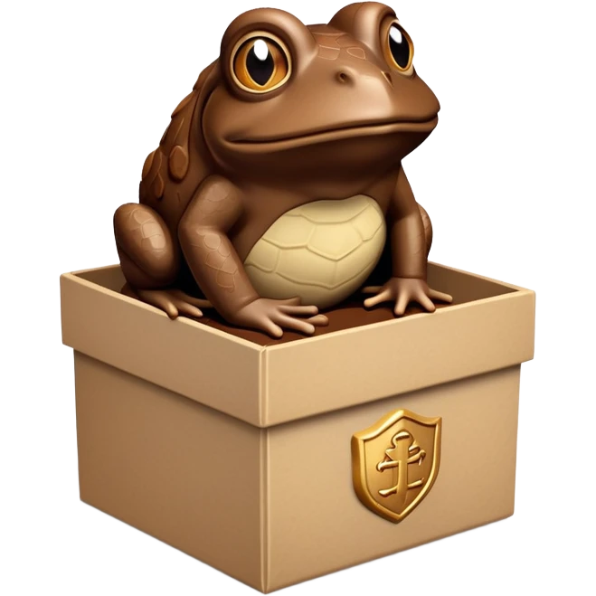 Chocolate frog box emoji