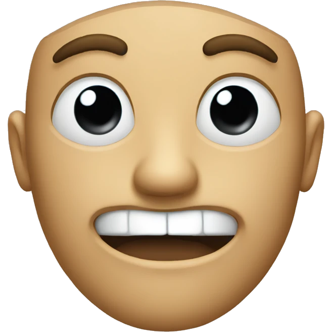 Huge face emoji