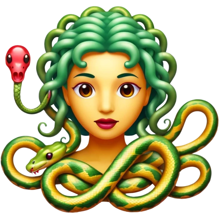  Medusa snake are made of jelly and candy  emoji