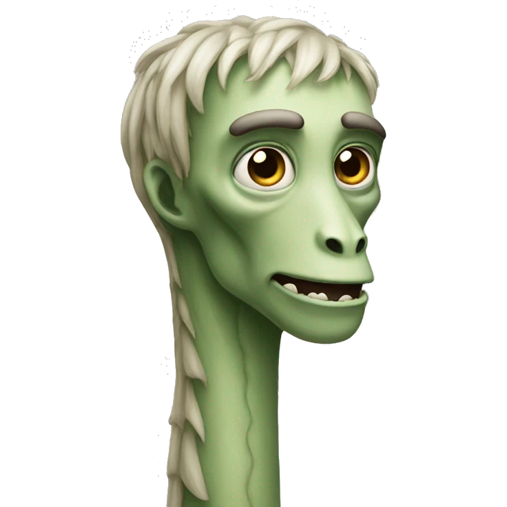 Monster human long neck emoji