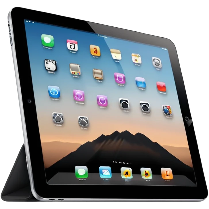 Ipad no face at apple electronics store emoji