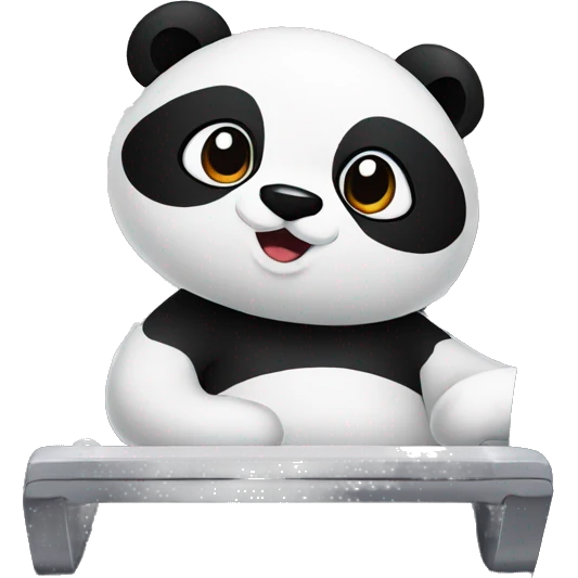 Panda On Plane emoji