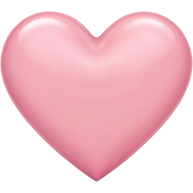 Light pink heart emoji