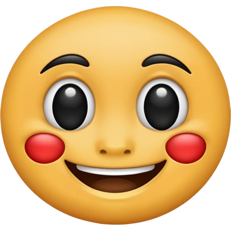 Black smilying face emoji emoji