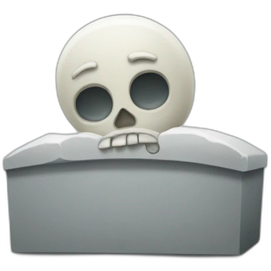 application mobile morte cimetière emoji