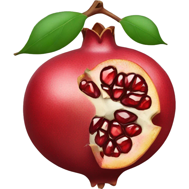 pomegranate with links emoji