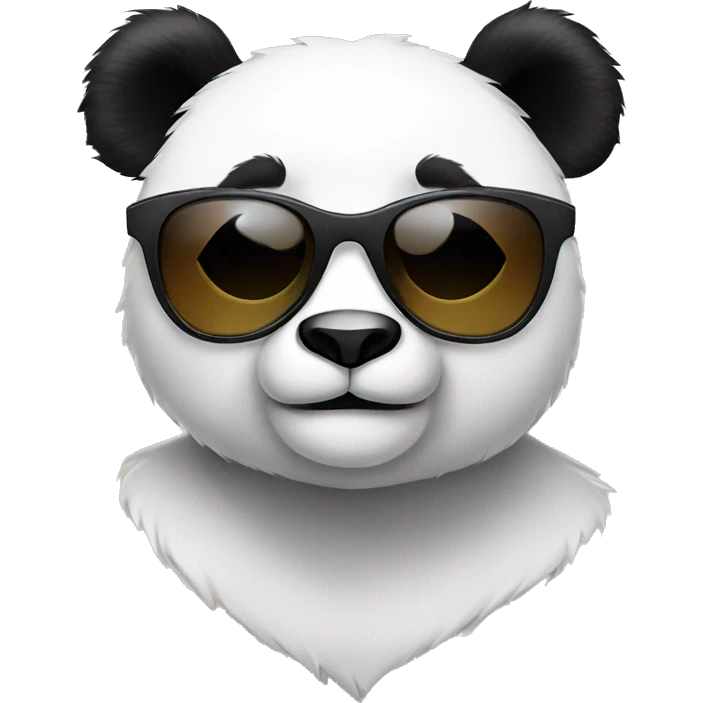 Panda with sunglasses  emoji
