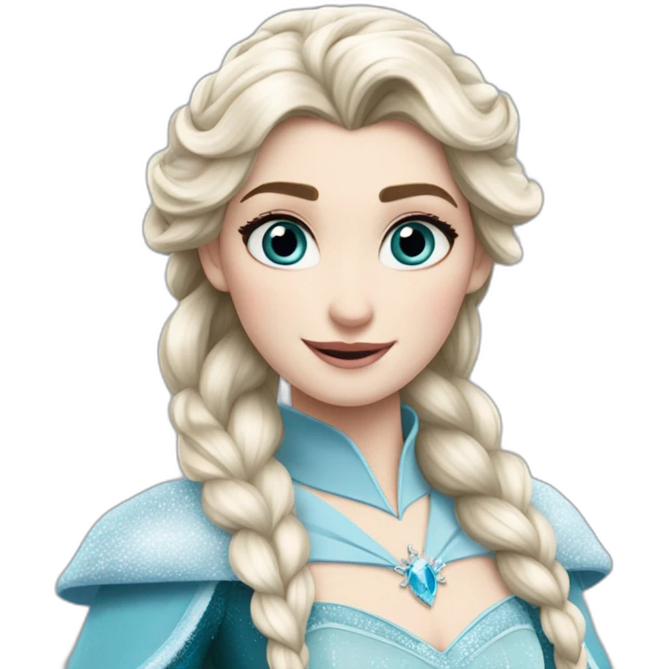 Elsa reine des neiges en Harry Potter emoji