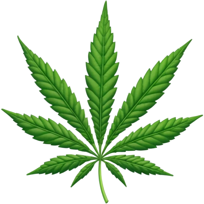 Hola de cannabis emoji
