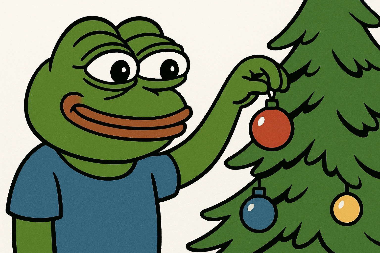 people decorating a Christmas tree emoji
