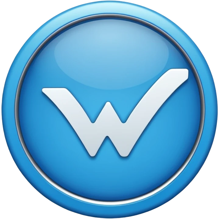 Blue verified check mark emoji