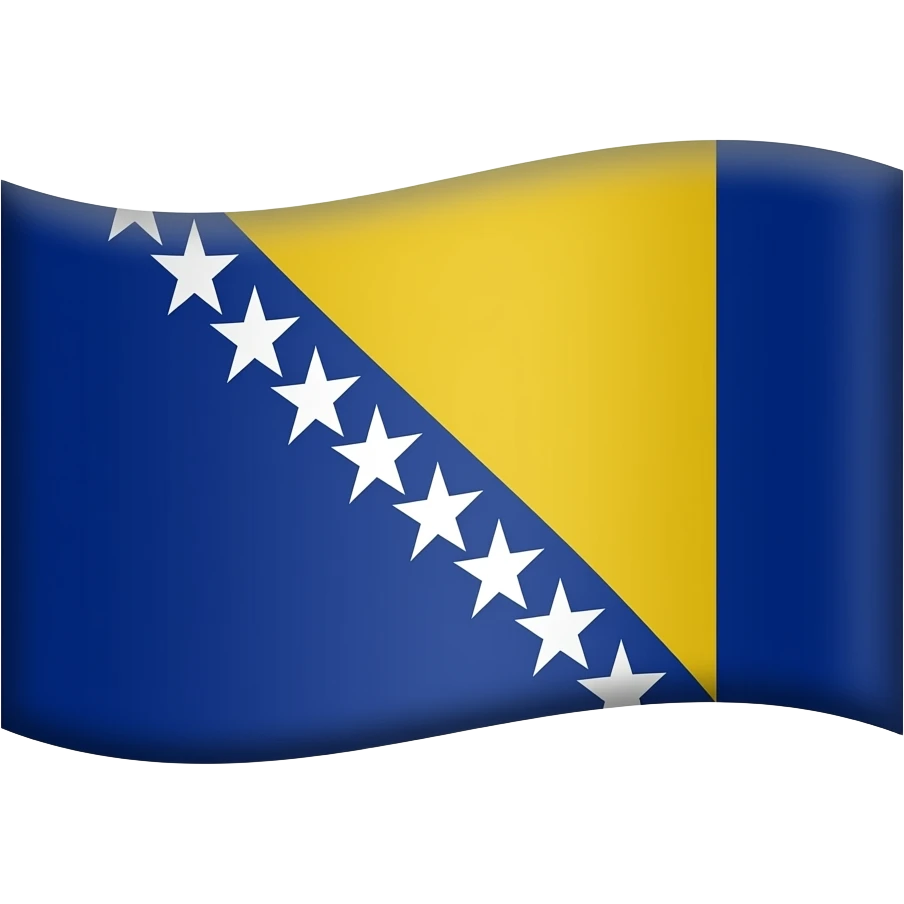 Bosnia flag 1992 emoji