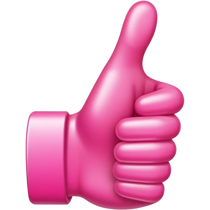 pink thumbs up  emoji