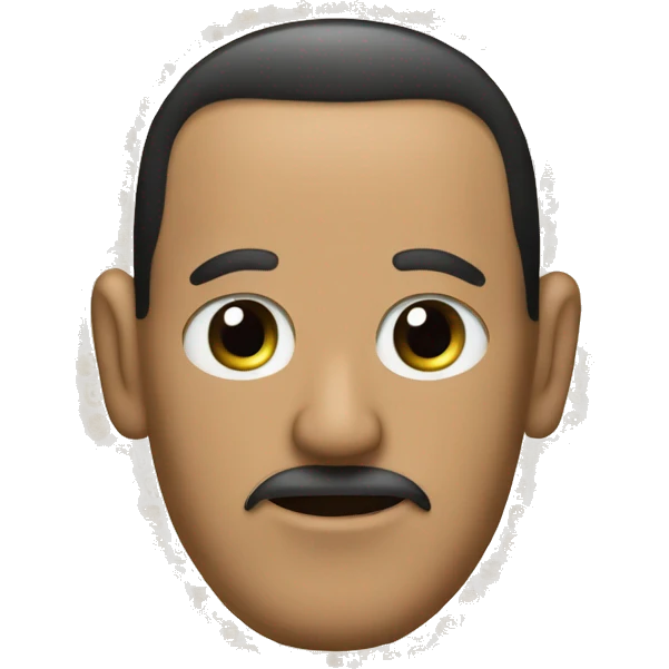 EMOJI DE El Señor de Sipán (Moche) CON FONDO BLANCO emoji