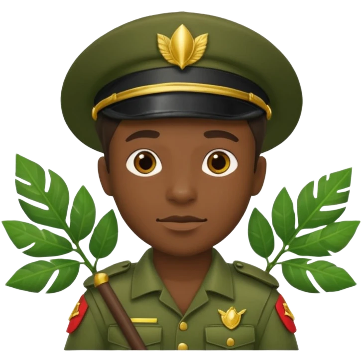 Jungle Guard – leaf shield. emoji
