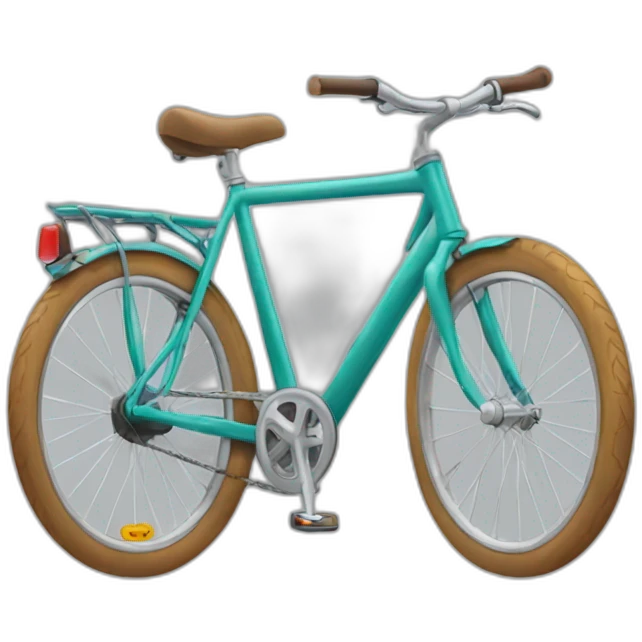 Ça pi ara qui fait du vélo emoji