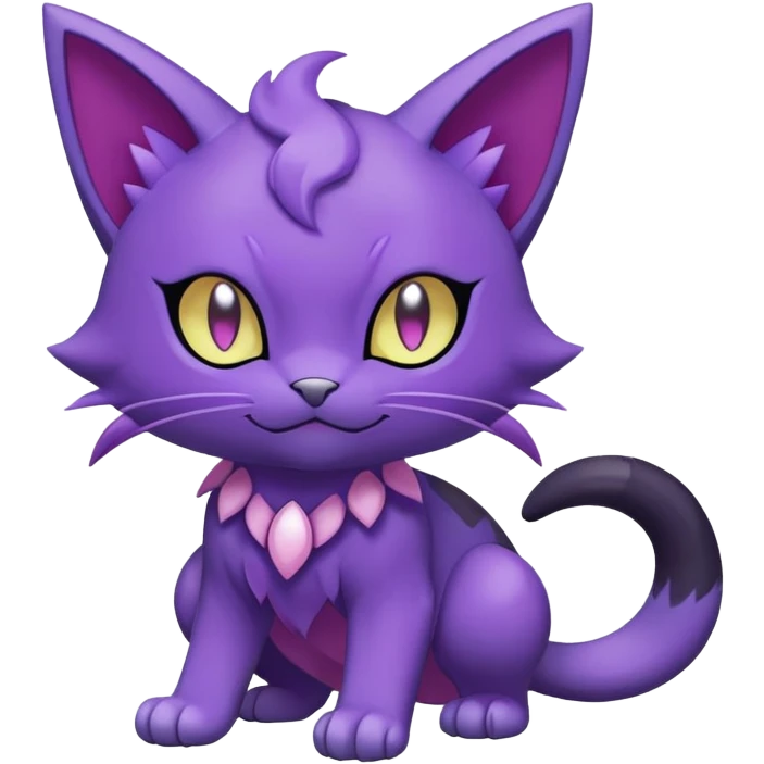Purrloin-Delcatty-Pokémon-Fakémon-hybrid-creature (full body) emoji