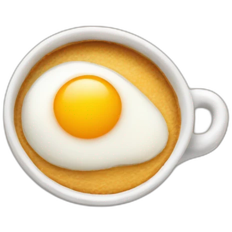 Huevo y café  emoji