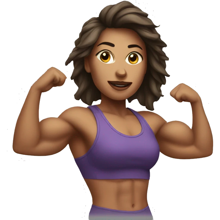muscle woman  emoji