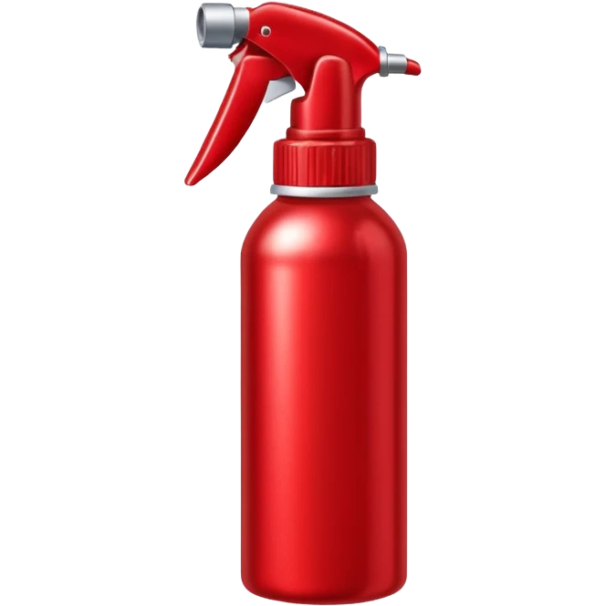 Make a red spray paint bottle emoji