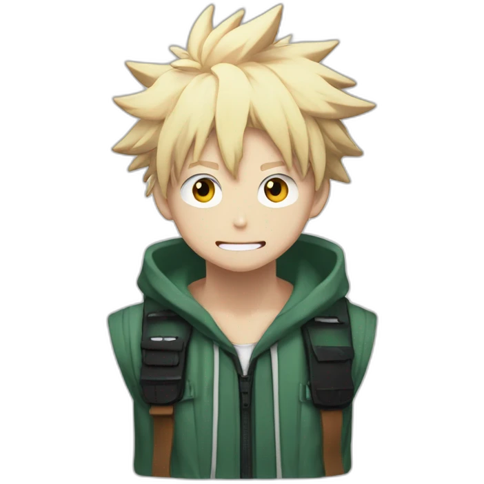 Bakugo my hero academia neutral emoji