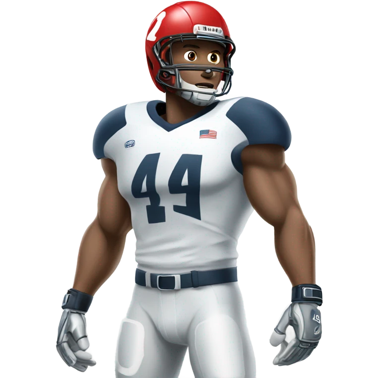 travis hunter in pads emoji
