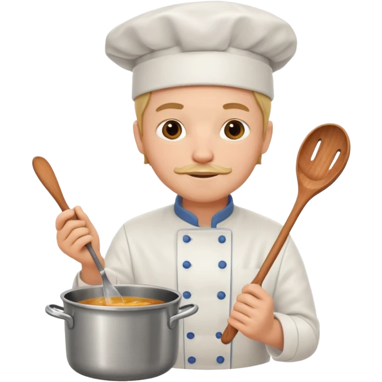 chef stirring pot emoji