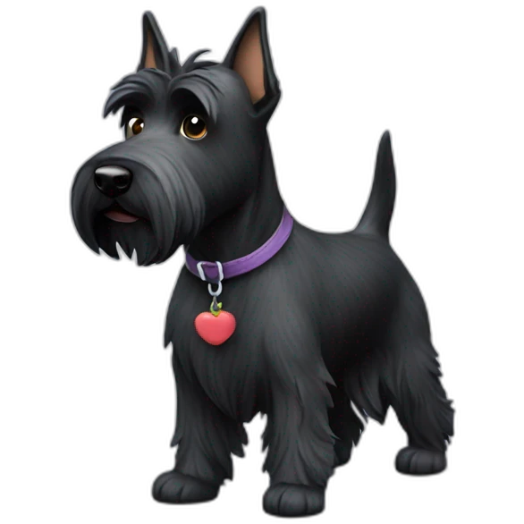 scottish-terrier-dog-walking emoji