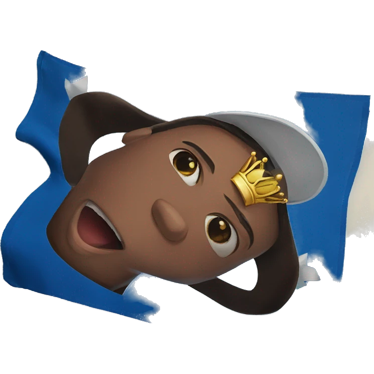 boy with hat and crown emoji