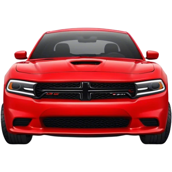 red dodge charger  emoji