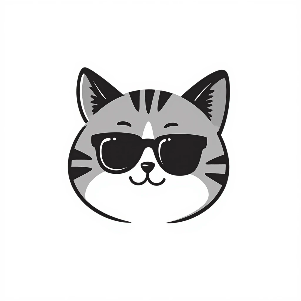 cat wearing sunglasses emoji