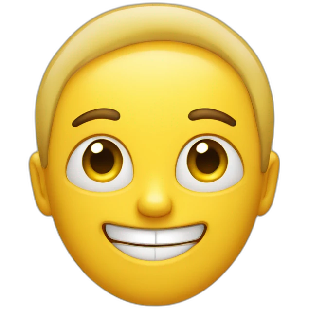 smile with eyes wide open emoji
