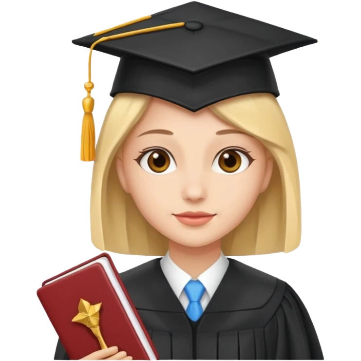 A graduation cap and diplomat emoji