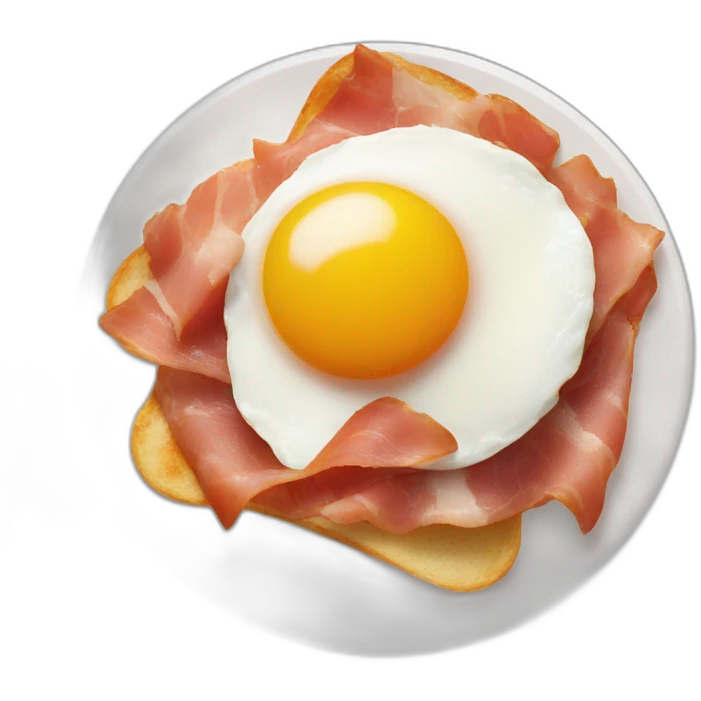 Huevos rotos con jamon emoji