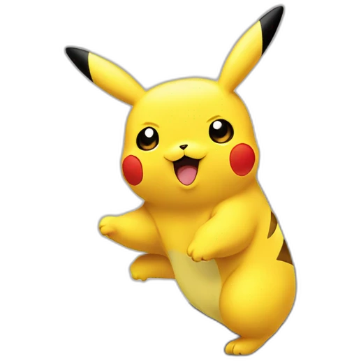 Laptop with pikachu wallpaper emoji