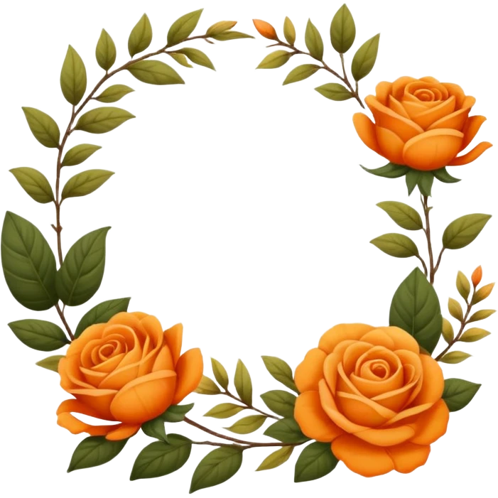 Warm-colored lush romantic vintage aesthetic  emoji