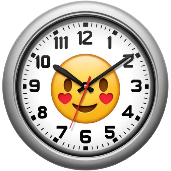 Un reloj sonando al estilo andrez garza emoji