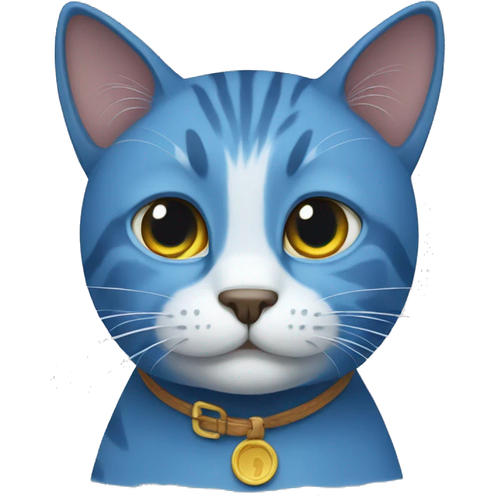 blue cat emoji