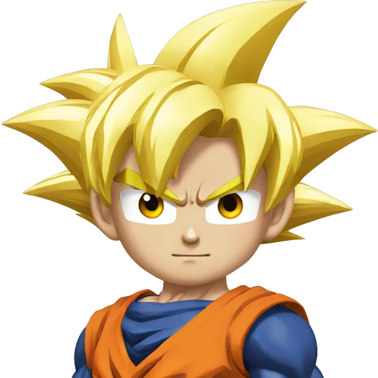  goku in dragon ball z emoji