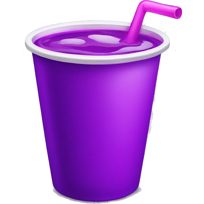 Double cup of purple drink emoji