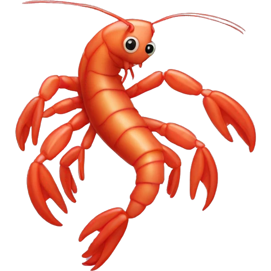 dancing shrimp emoji