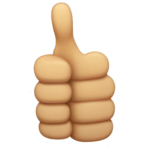 Thumbs up emoji