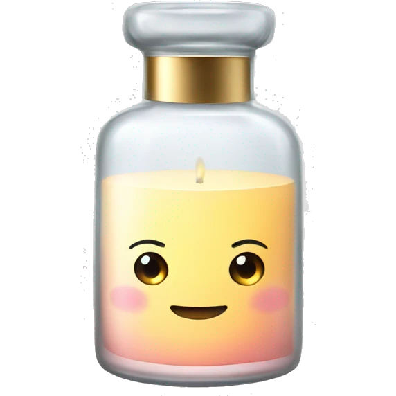 a perfume candle in a glass jar emoji