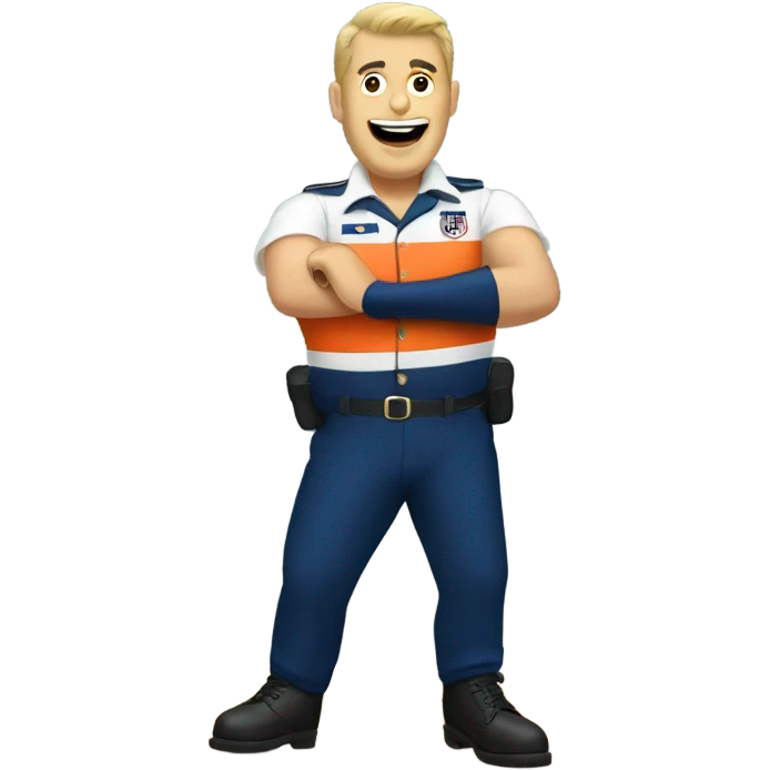 Coast guard bowling emoji
