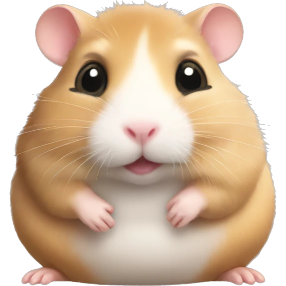Pregnant hamster  emoji