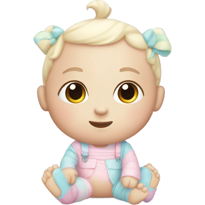Pastel Baby toys  emoji