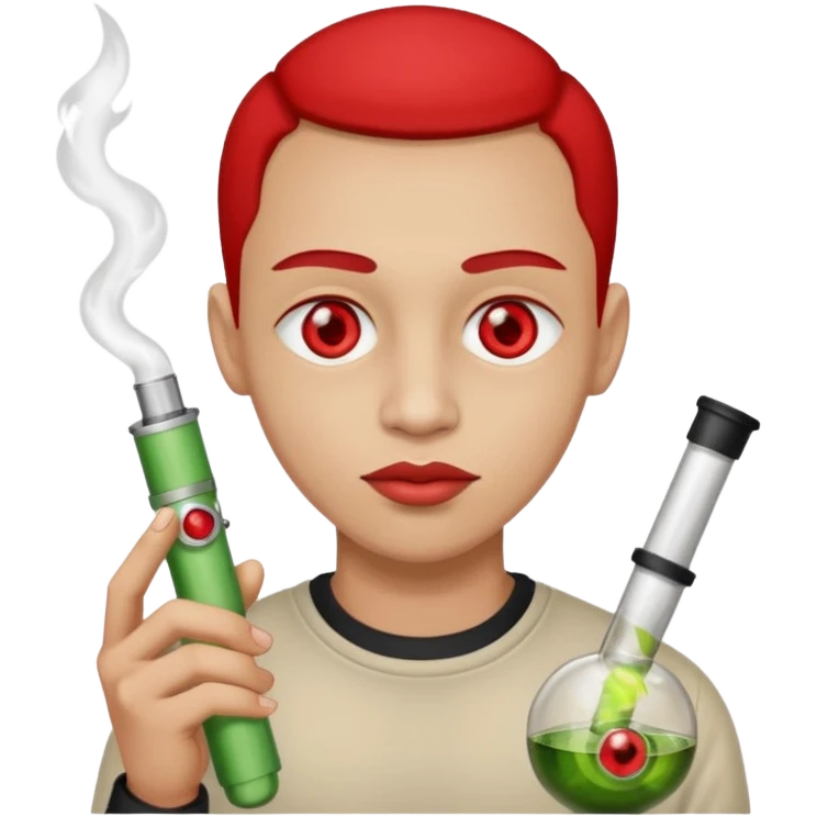 Marihuana,porros,blonds,bongs,ojos rojos emoji